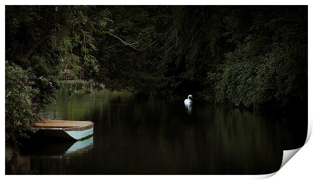 River scene Print by Tristan Morphew