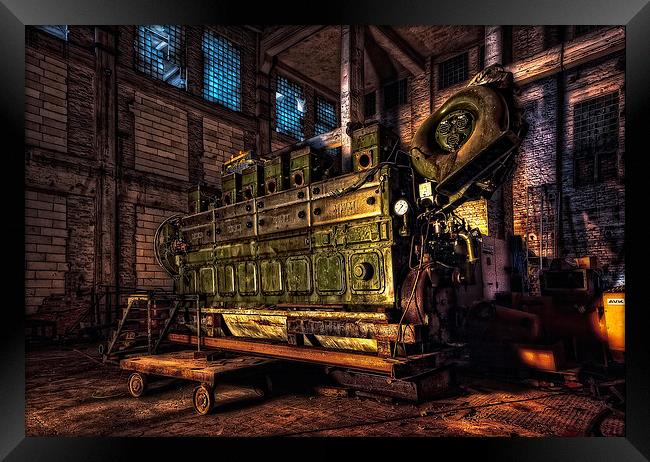Ship Engine Framed Print by Markus  Will
