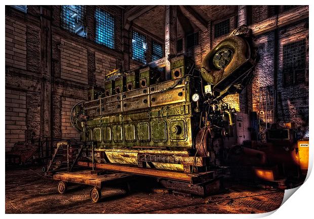 Ship Engine Print by Markus  Will