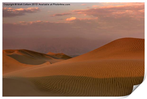 Peruvian Desert Print by Matt Cottam