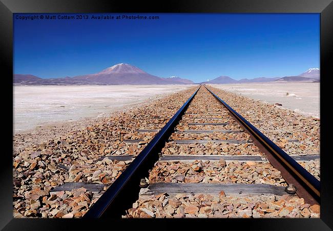 Bolivian Altiplano Framed Print by Matt Cottam