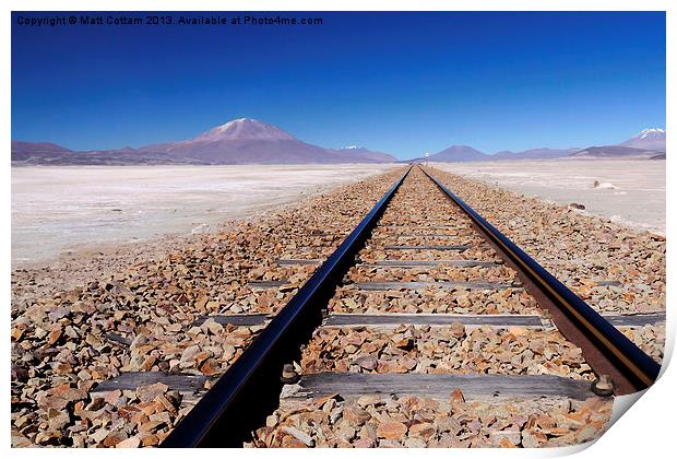Bolivian Altiplano Print by Matt Cottam