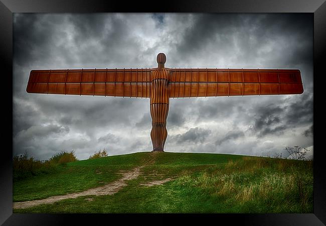 Angel of the North HDR 1 Framed Print by Ray Nelson