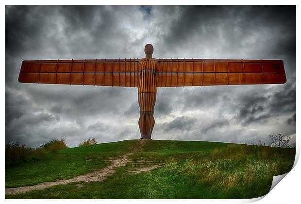 Angel of the North HDR 1 Print by Ray Nelson