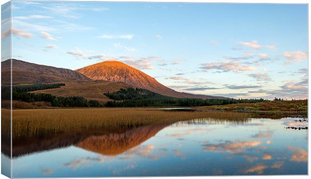 The Hairy Loch Canvas Print by Roger Byng
