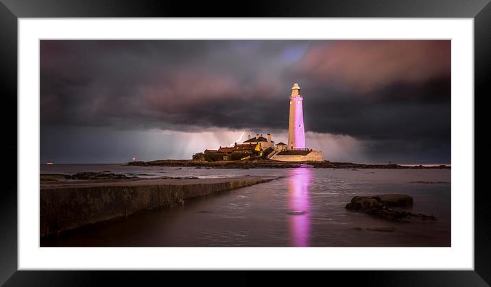 Flash of Pink Framed Mounted Print by Paul Appleby