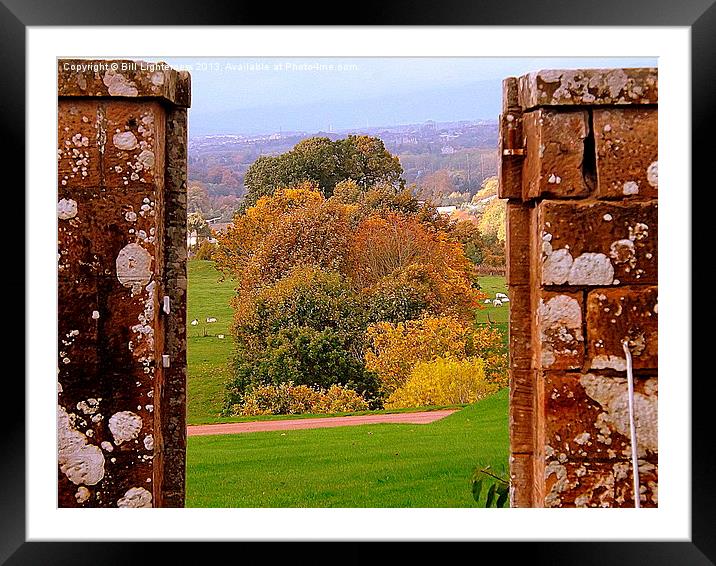 Gateway to Autumn Framed Mounted Print by Bill Lighterness