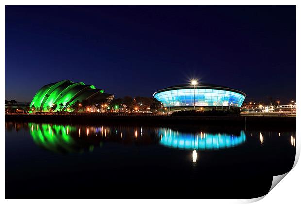 Armadillo and The Hydro at Night Print by Maria Gaellman