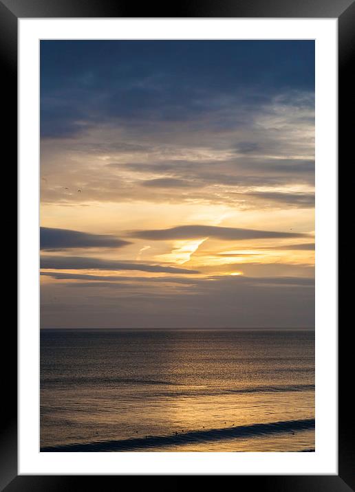 Alnmouth sunrise Framed Mounted Print by Gary Finnigan