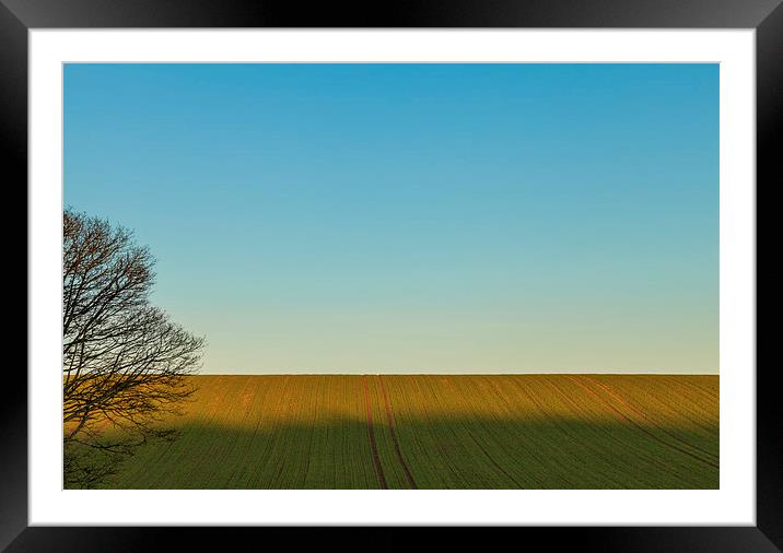Land and Sky Framed Mounted Print by Gary Finnigan