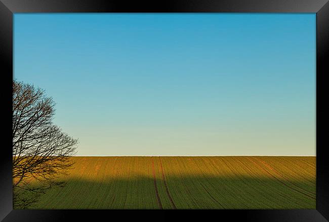 Land and Sky Framed Print by Gary Finnigan