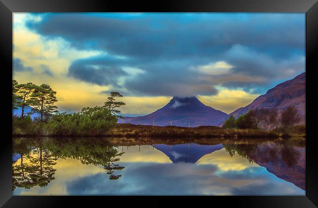 Stac Polly in the Highlands Framed Print by Tylie Duff Photo Art