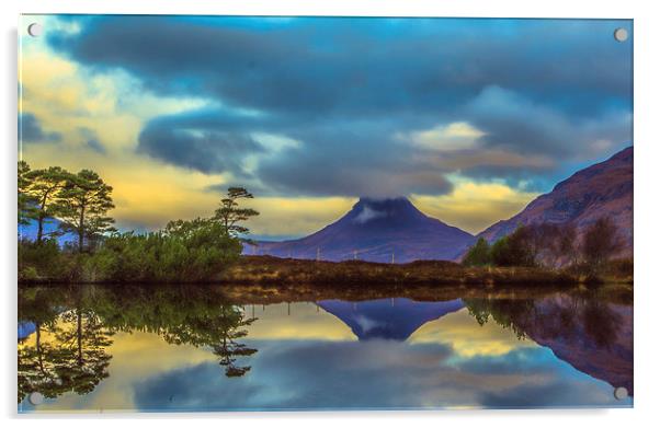 Stac Polly in the Highlands Acrylic by Tylie Duff Photo Art