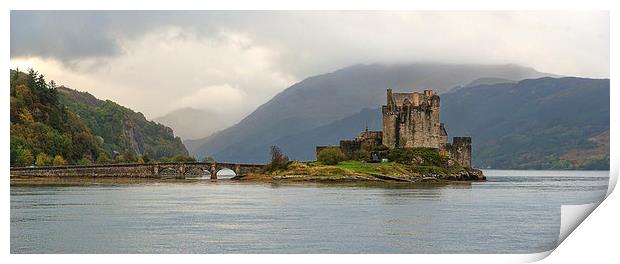 Eilean Donna Castle Print by Roger Byng