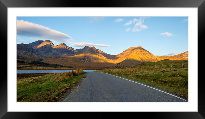 Road to the Cuillins Framed Mounted Print by Roger Byng