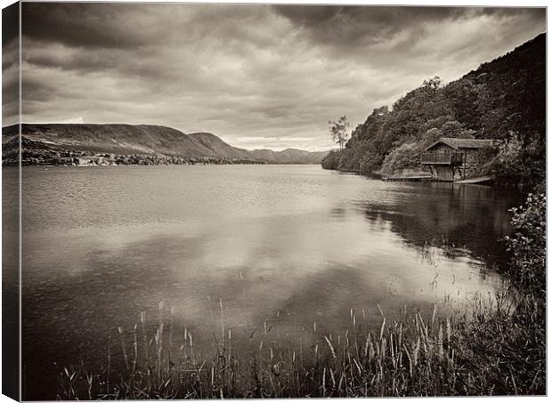 Boathouse, ullswater Canvas Print by Graham Moore