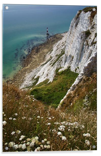 Beachy Head Acrylic by Pete Hemington