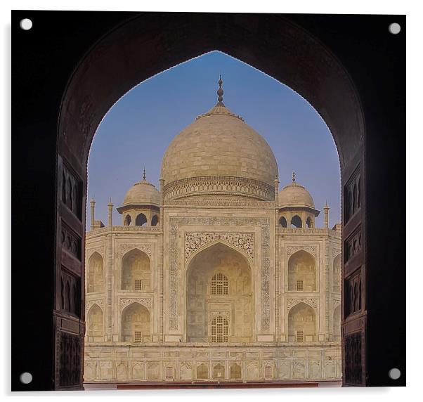 Taj Mahal Acrylic by colin chalkley