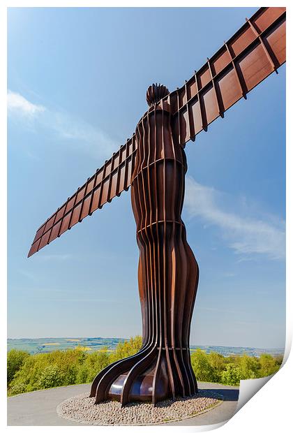 Angel of the North Print by Gary Finnigan