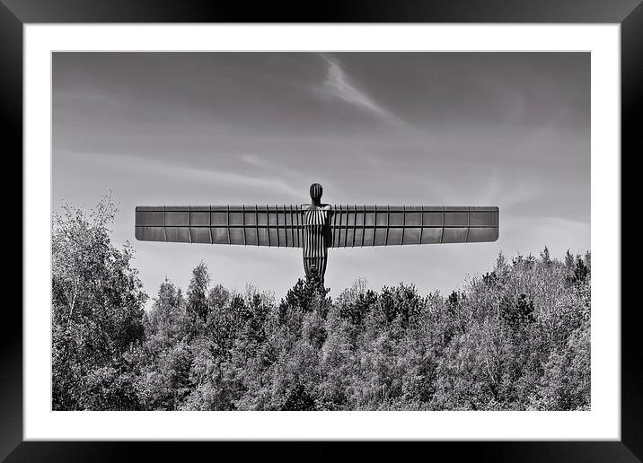 Angel of the North Framed Mounted Print by Gary Finnigan
