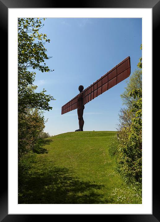Angel of the North Framed Mounted Print by Gary Finnigan