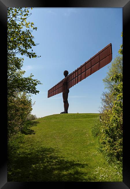 Angel of the North Framed Print by Gary Finnigan