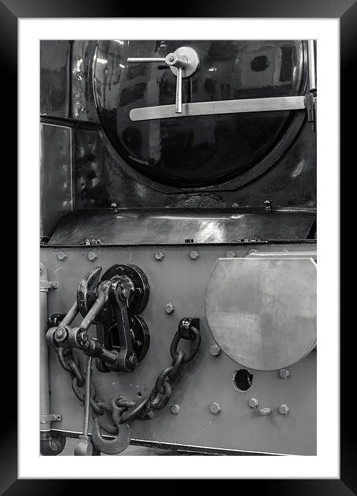 Engine Framed Mounted Print by Gary Finnigan