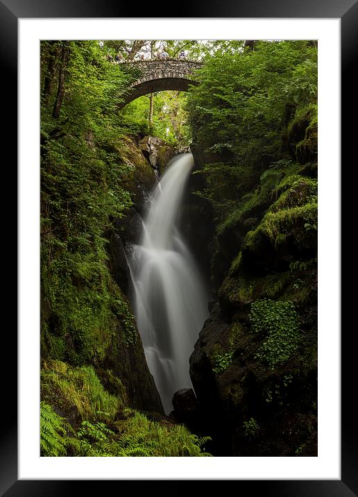 Aira Force Waterfall Framed Mounted Print by Thomas Schaeffer