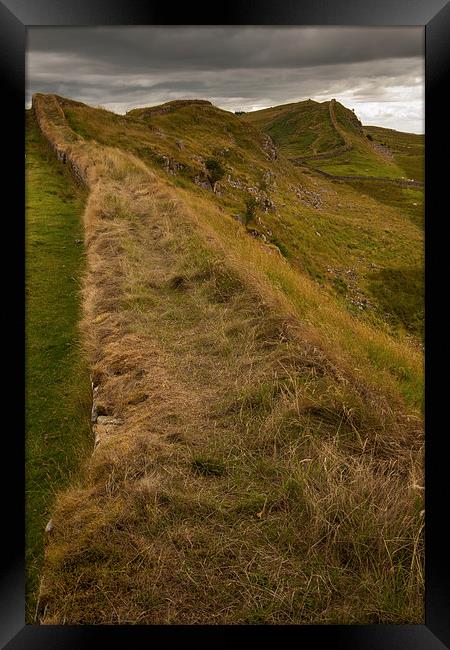 Hadrians Wall Framed Print by Thomas Schaeffer