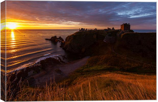 Dunnottar Castle at Sunrise Canvas Print by Thomas Schaeffer