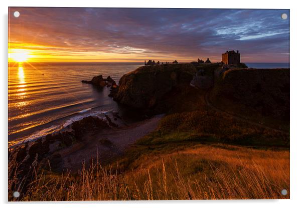 Dunnottar Castle at Sunrise Acrylic by Thomas Schaeffer