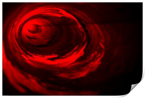 Abstract Laser Tunnel Print by Buster Brown