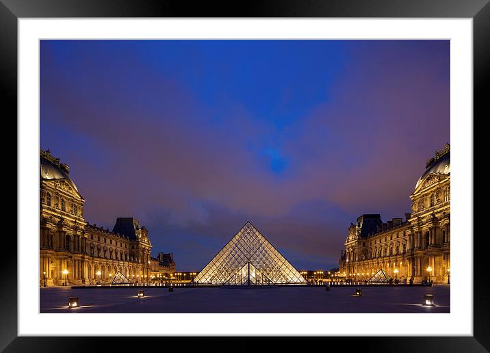 Paris, Louvre Framed Mounted Print by Thomas Schaeffer