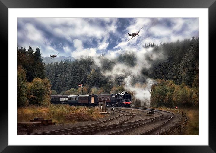 Planes and Trains Framed Mounted Print by Jason Green