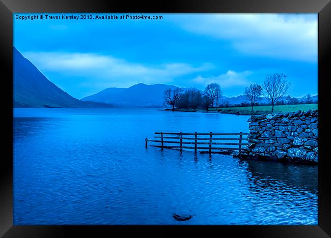Early Morning at Buttermere Framed Print by Trevor Kersley RIP