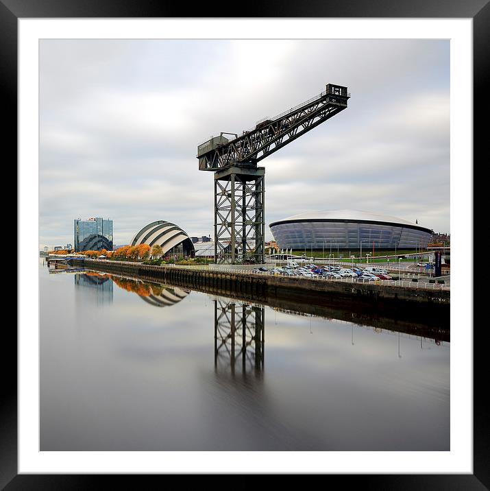 Clyde waterfront Framed Mounted Print by Grant Glendinning
