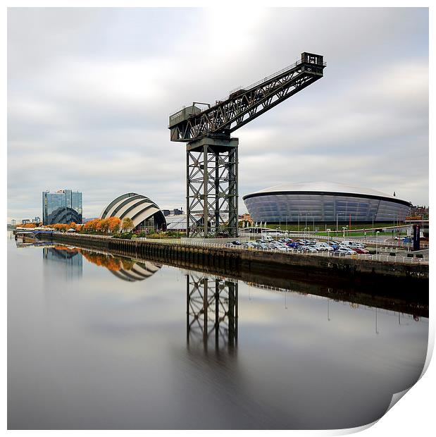 Clyde waterfront Print by Grant Glendinning