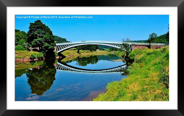 Bigsweir Bridge Framed Mounted Print by Photos of Wales