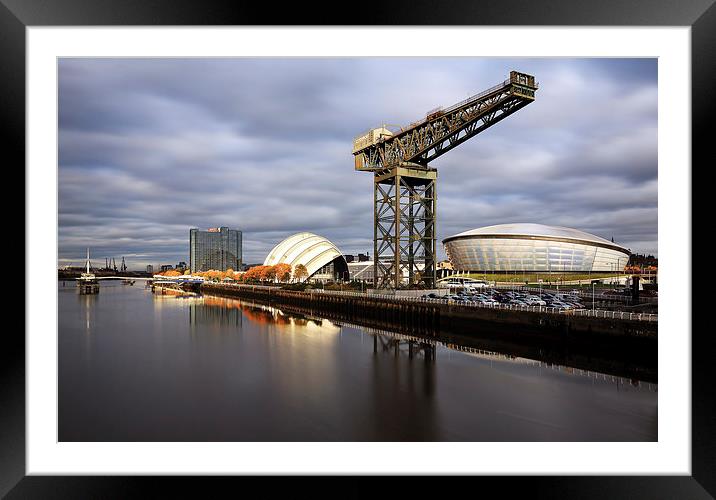 Clyde waterfront Framed Mounted Print by Grant Glendinning