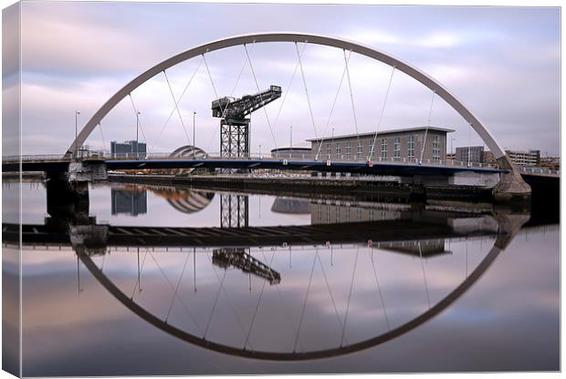 The Clyde Arc Canvas Print by Grant Glendinning