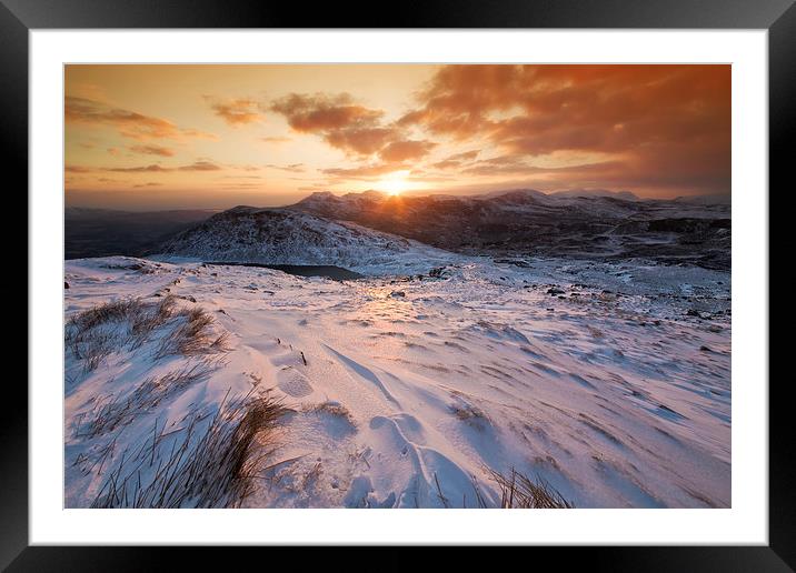 Snowdonia sunset Framed Mounted Print by Rory Trappe