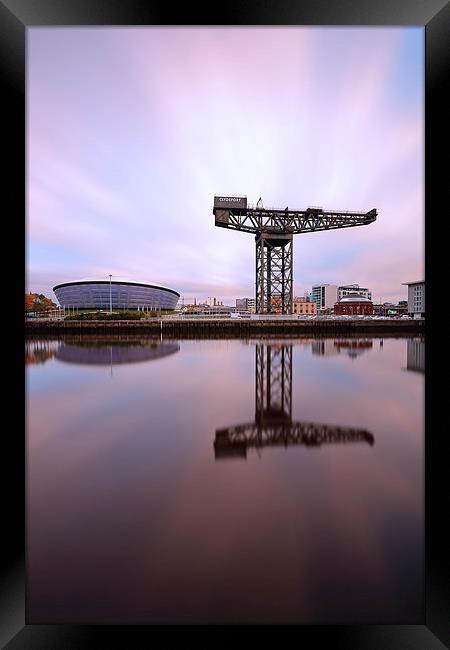 Glasgow Clyde Reflections Framed Print by Grant Glendinning