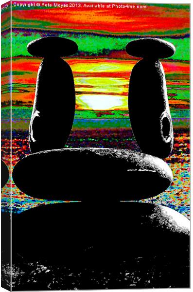 A Question of Balance Canvas Print by Pete Moyes