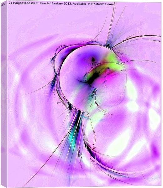 Bubble Mass Canvas Print by Abstract  Fractal Fantasy