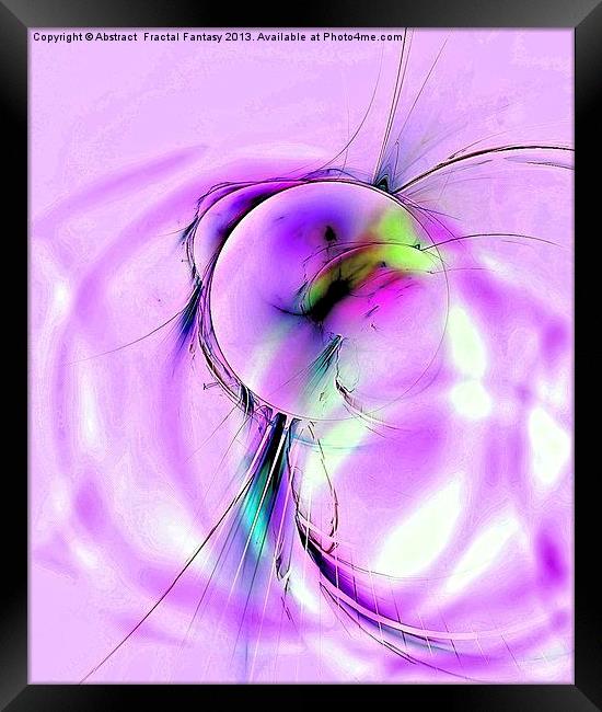 Bubble Mass Framed Print by Abstract  Fractal Fantasy