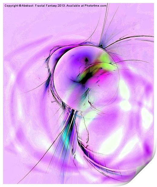 Bubble Mass Print by Abstract  Fractal Fantasy