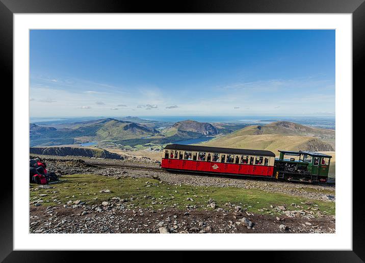 Snowdon Mountain Railway Framed Mounted Print by Gary Finnigan