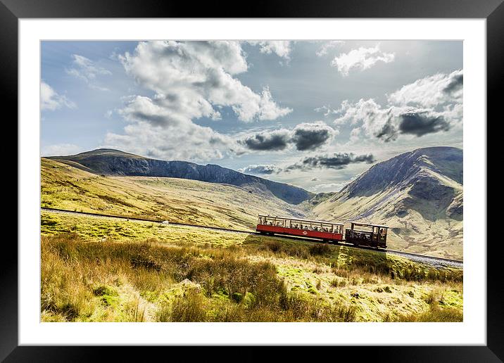 Mountain Railway Framed Mounted Print by Gary Finnigan