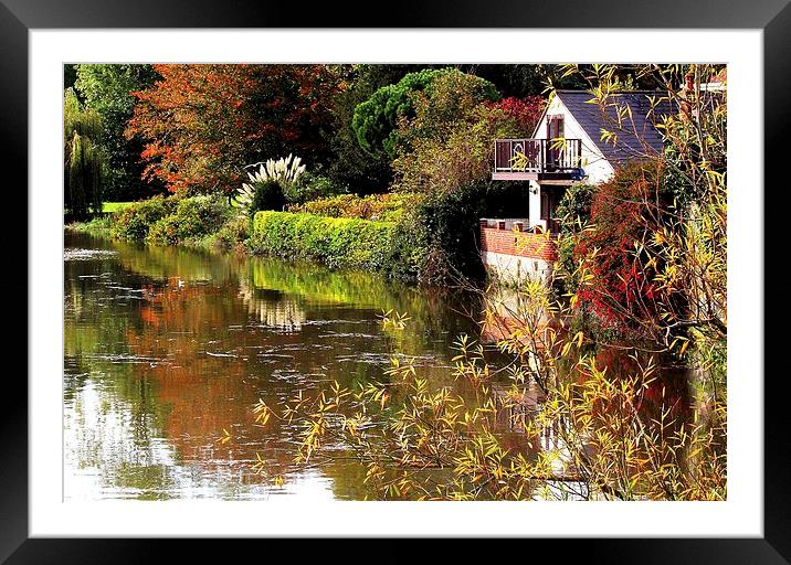 Aylesford, Autumn Colours Framed Mounted Print by Robert Cane