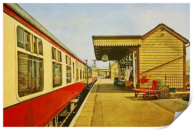 Wansford Station Print by Lesley Mohamad